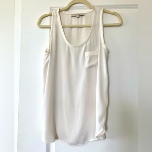 Women’s LOFT Ivory/off white Sleevless Blouse - size XS